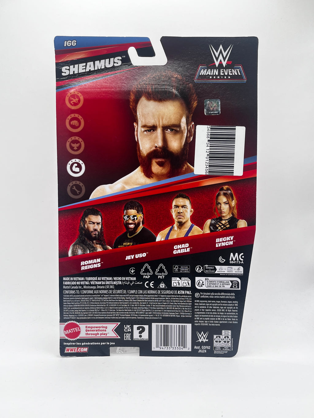 Figurka Sheamus WWE Main Event Series #166