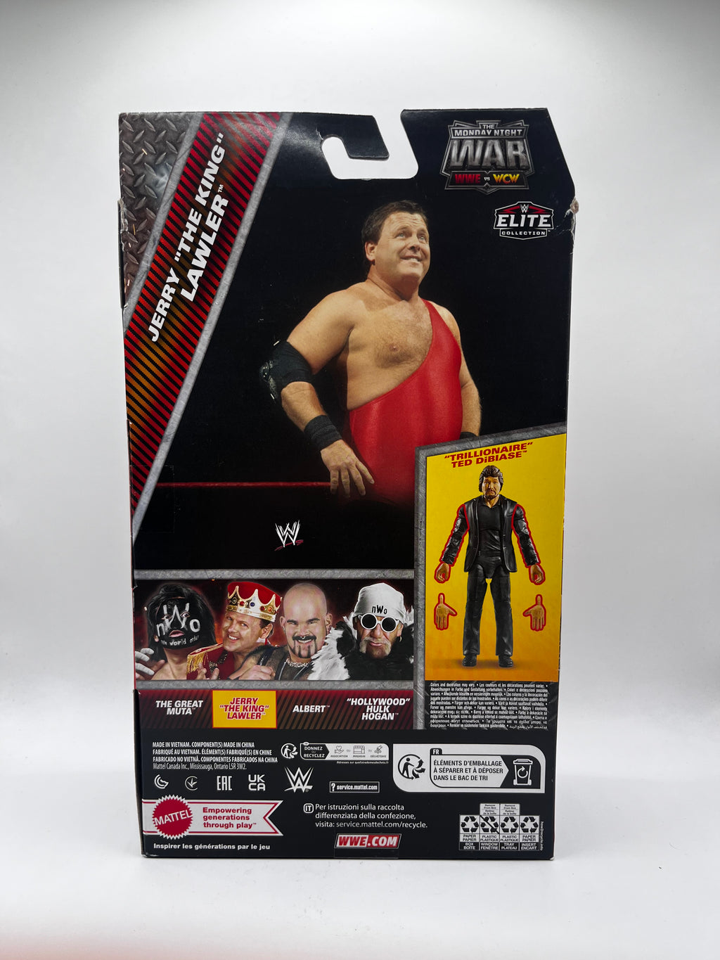 Figurka Jerry "The King" Lawler WWE Monday Night War Elite Collection Series #7