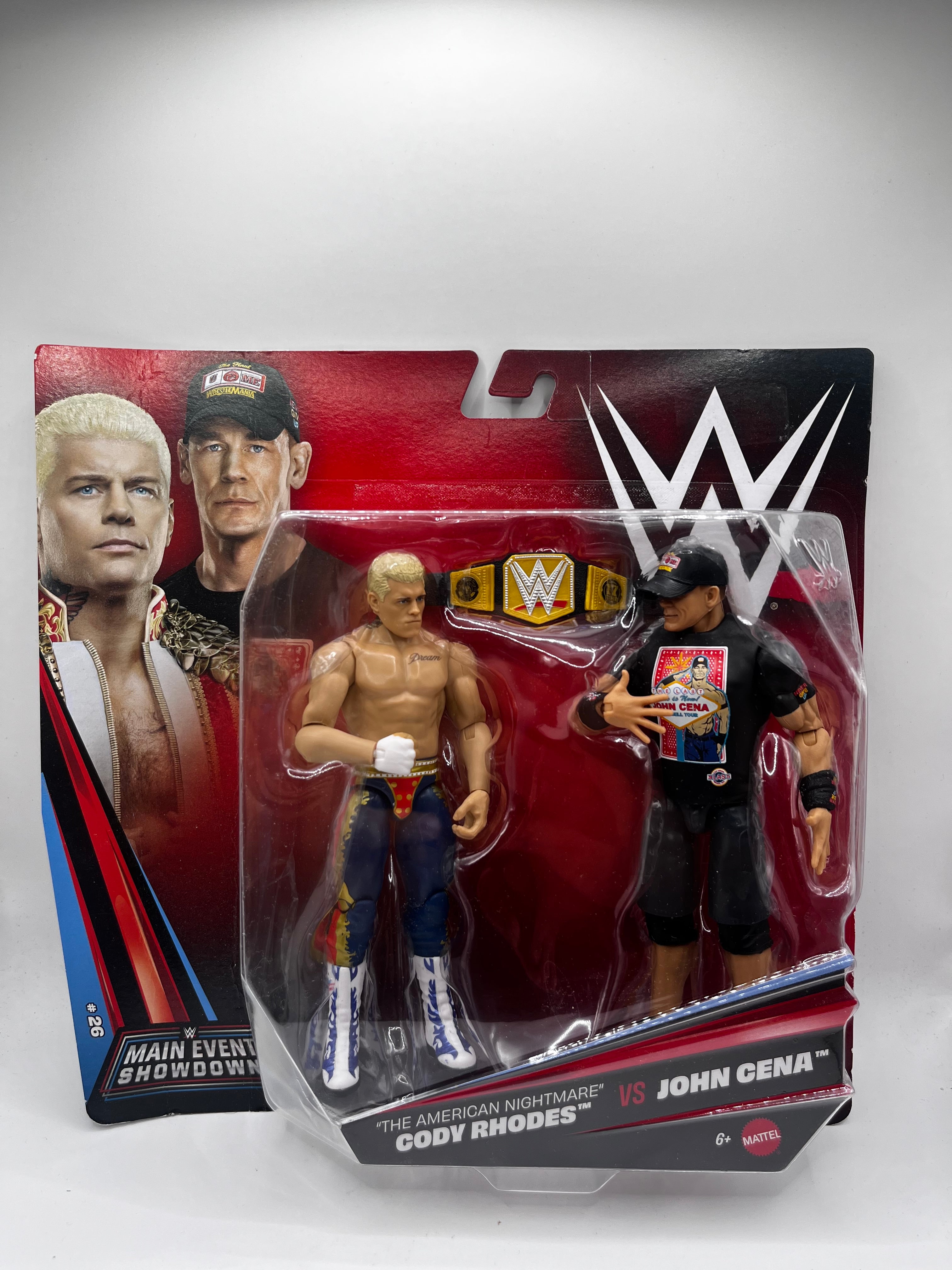 Figurki Cody Rhodes vs John Cena WWE Main Event Showdown Series #26 (2-Pack)
