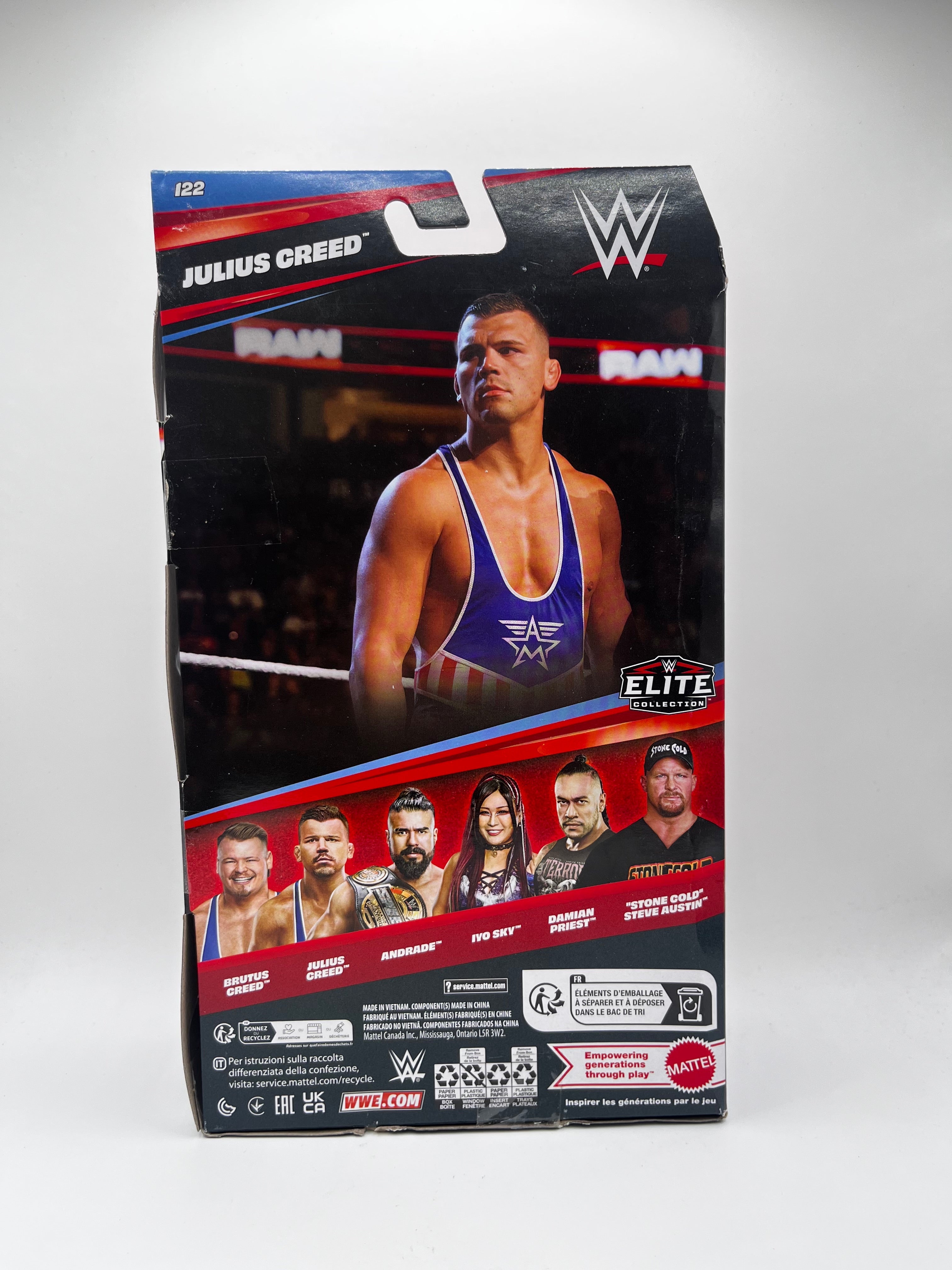 Figurka Julius Creed WWE Elite Collection Series #122