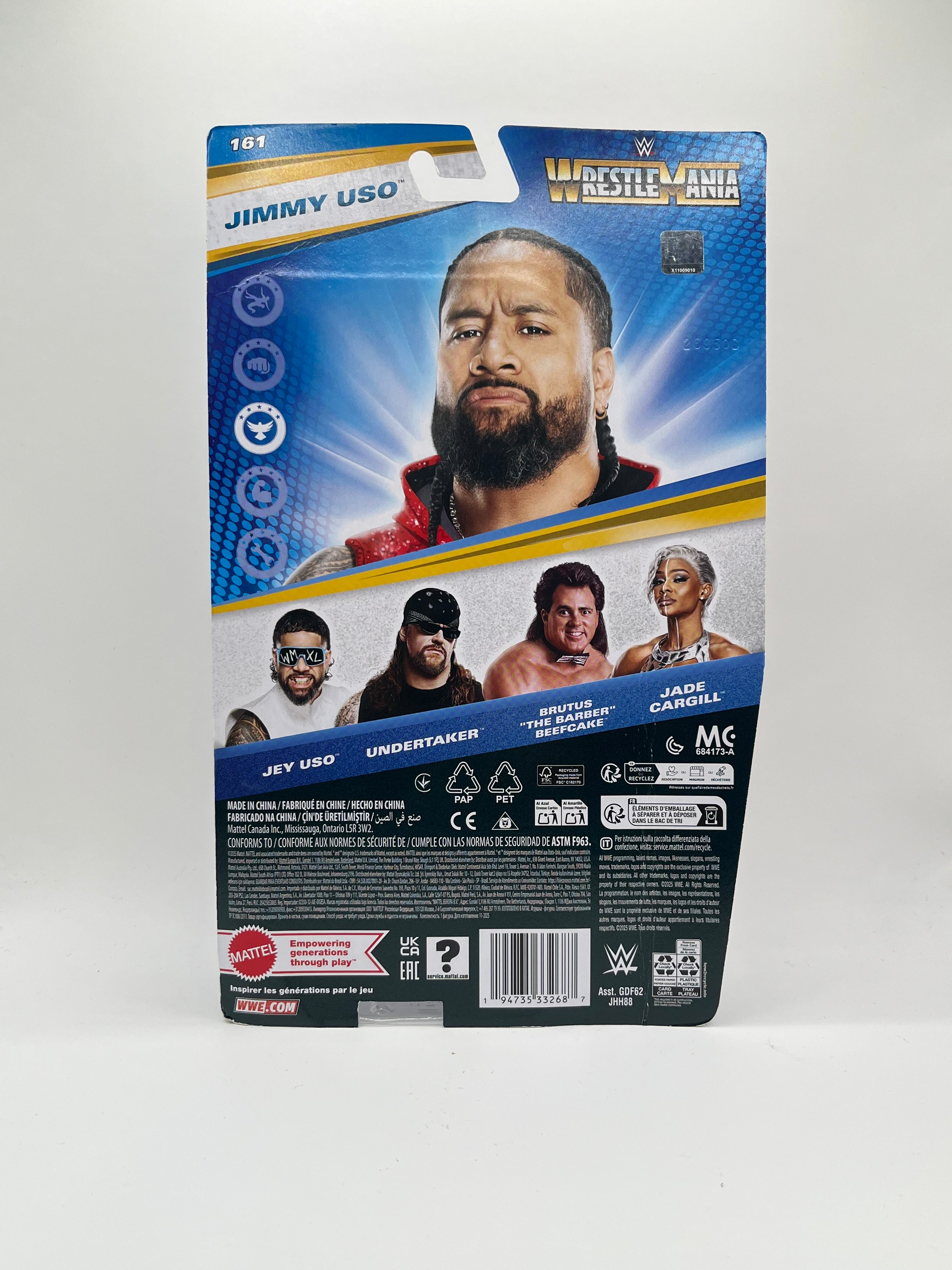 Jimmy Uso WWE Main Event Series #161 Figure