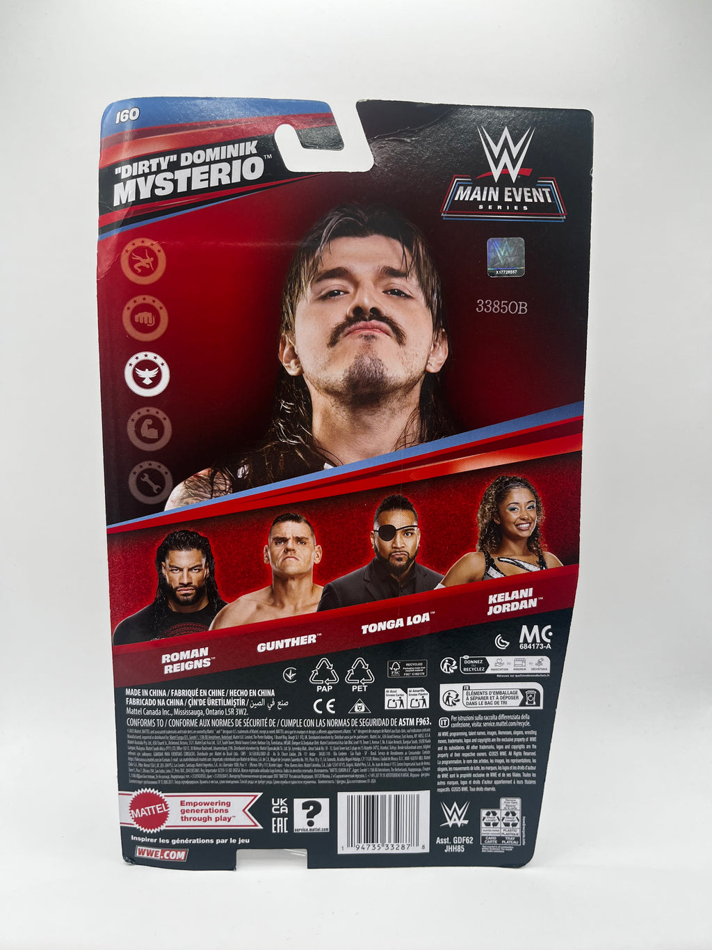Figurka "DIRTY" DOMINIK MYSTERIO WWE MAIN EVENT SERIES #160