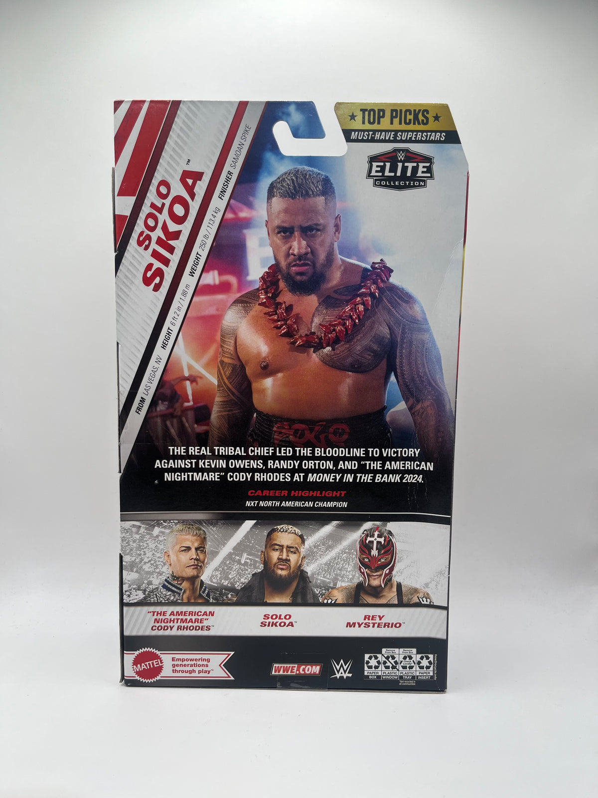 Figurka Solo Sikoa WWE Elite Collection Top Picks 2025 (Wave 4)