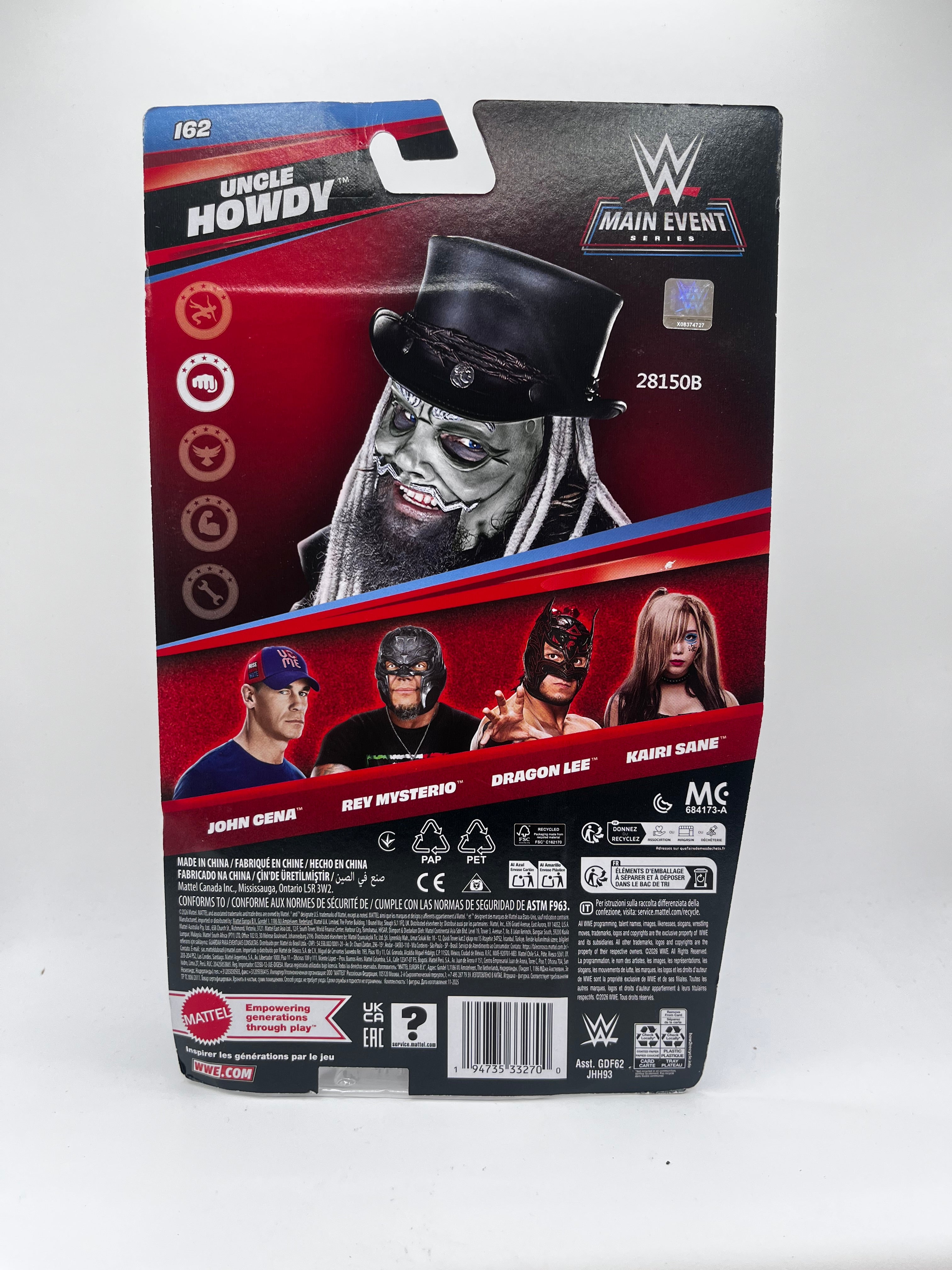 Figurka Uncle Howdy WWE Main Event Series #162