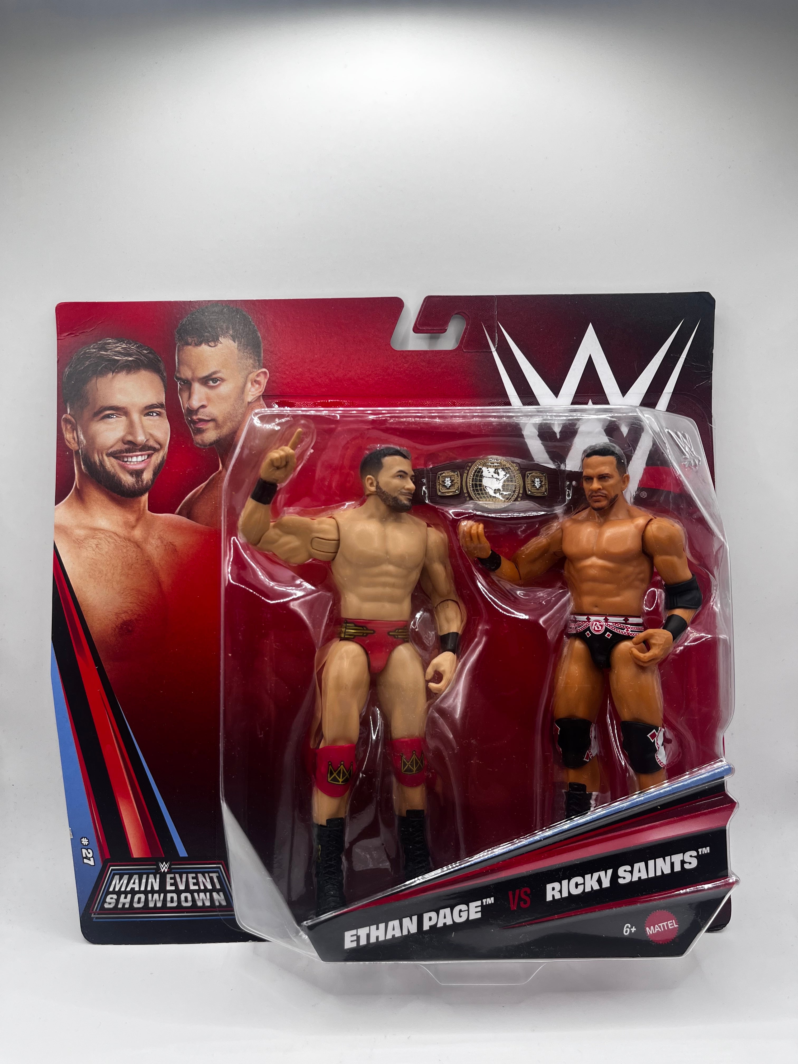 Figurka Ethan Page vs Ricky Saints WWE Main Event Showdown Series #27 (2-Pack)