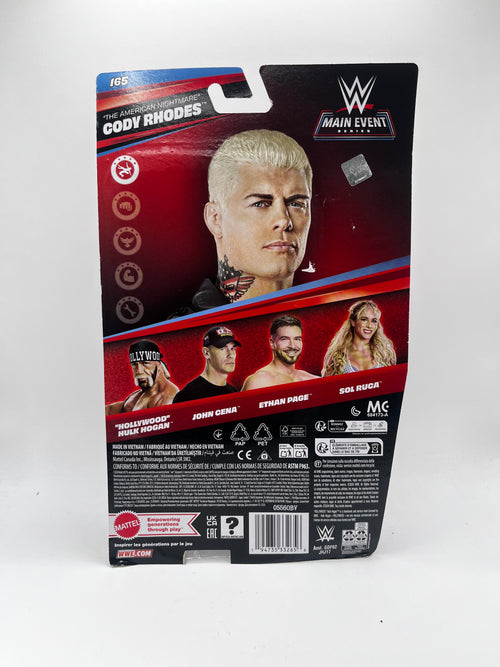 Figurka "The American Nightmare" Cody Rhodes WWE Main Event Series #165