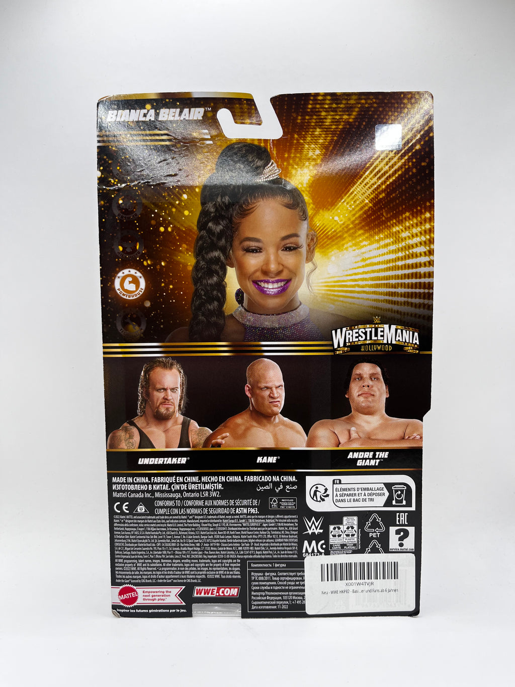 Figurka Bianca Belair WWE WrestleMania 39 Basic Series