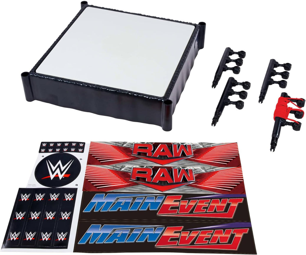 WWE Main Event Ring Zestaw i naklejki Main Event & RAW, JDJ20