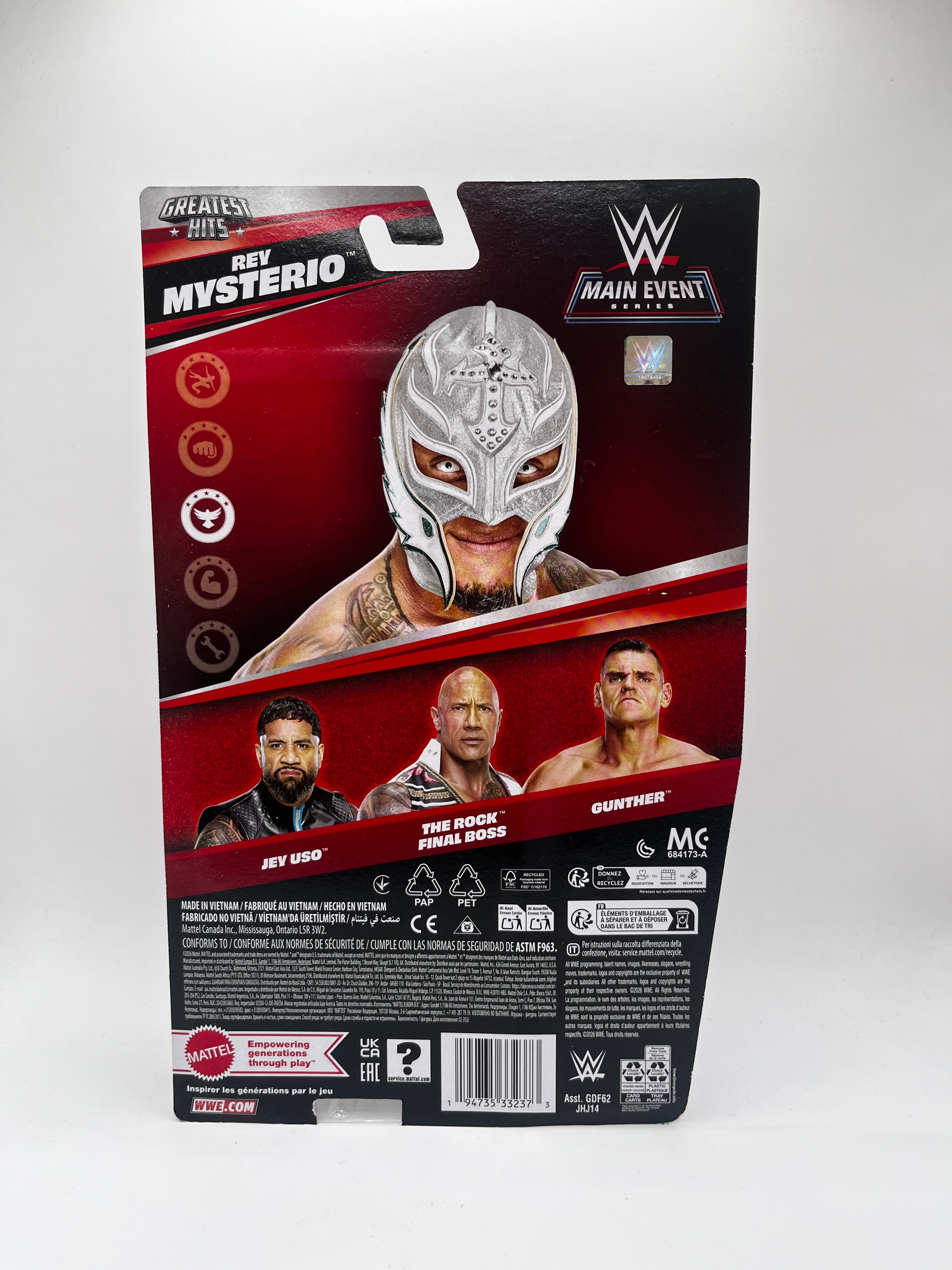 Figurka Rey Mysterio WWE Main Event Greatest Hits 2026 (Wave 2)