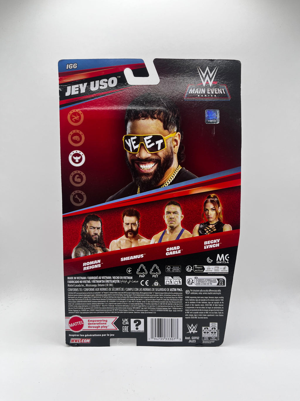 Figurka Jey Uso WWE Main Event Series #166
