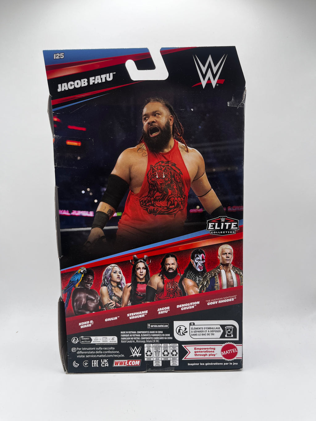 Figurka Jacob Fatu WWE Elite Collection Series #125