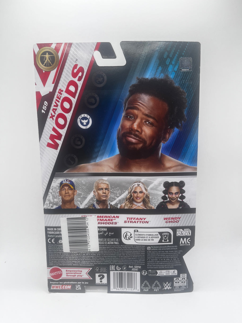 Figurka Xavier Woods WWE Main Event Series #159