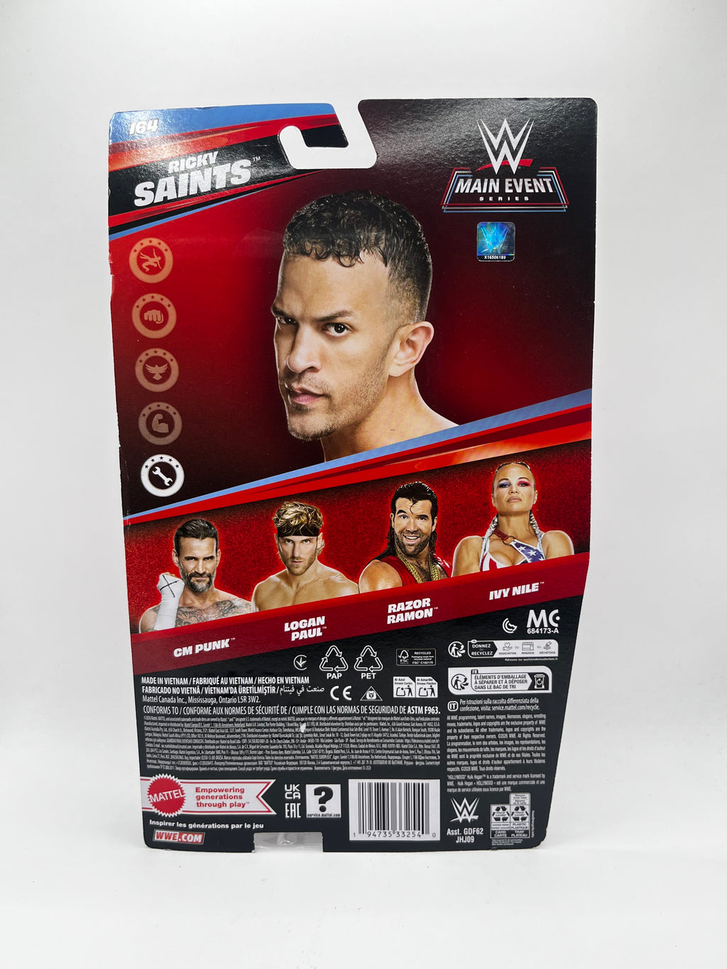 Figurka Ricky Saints WWE Main Event Series #164