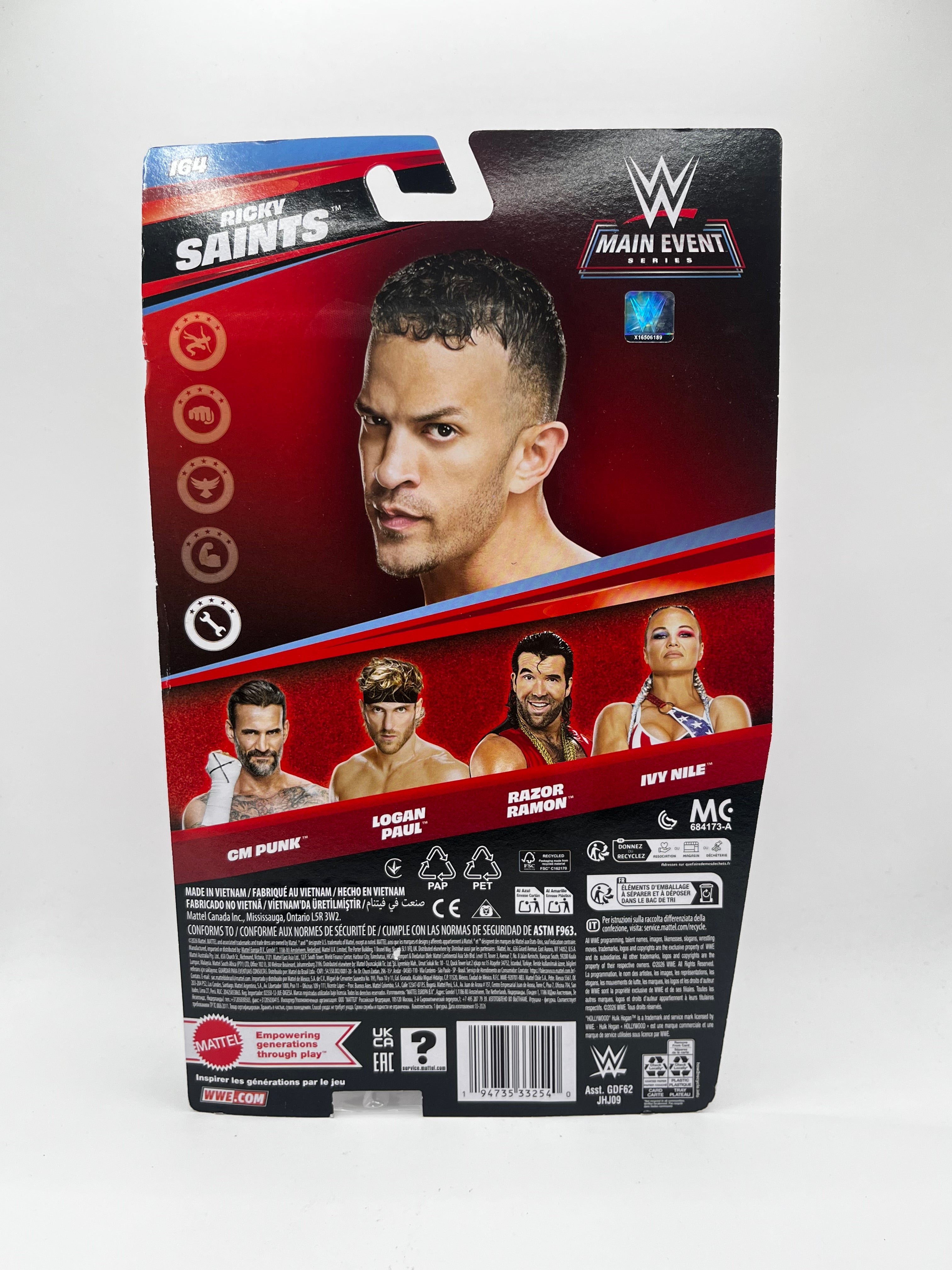 Figurka Ricky Saints WWE Main Event Series #164
