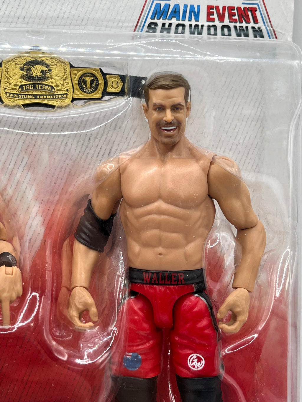 Figurki Austin Theory & Grayson Waller WWE Main Event Showdown Series #22 (2-Pack) *DMG*