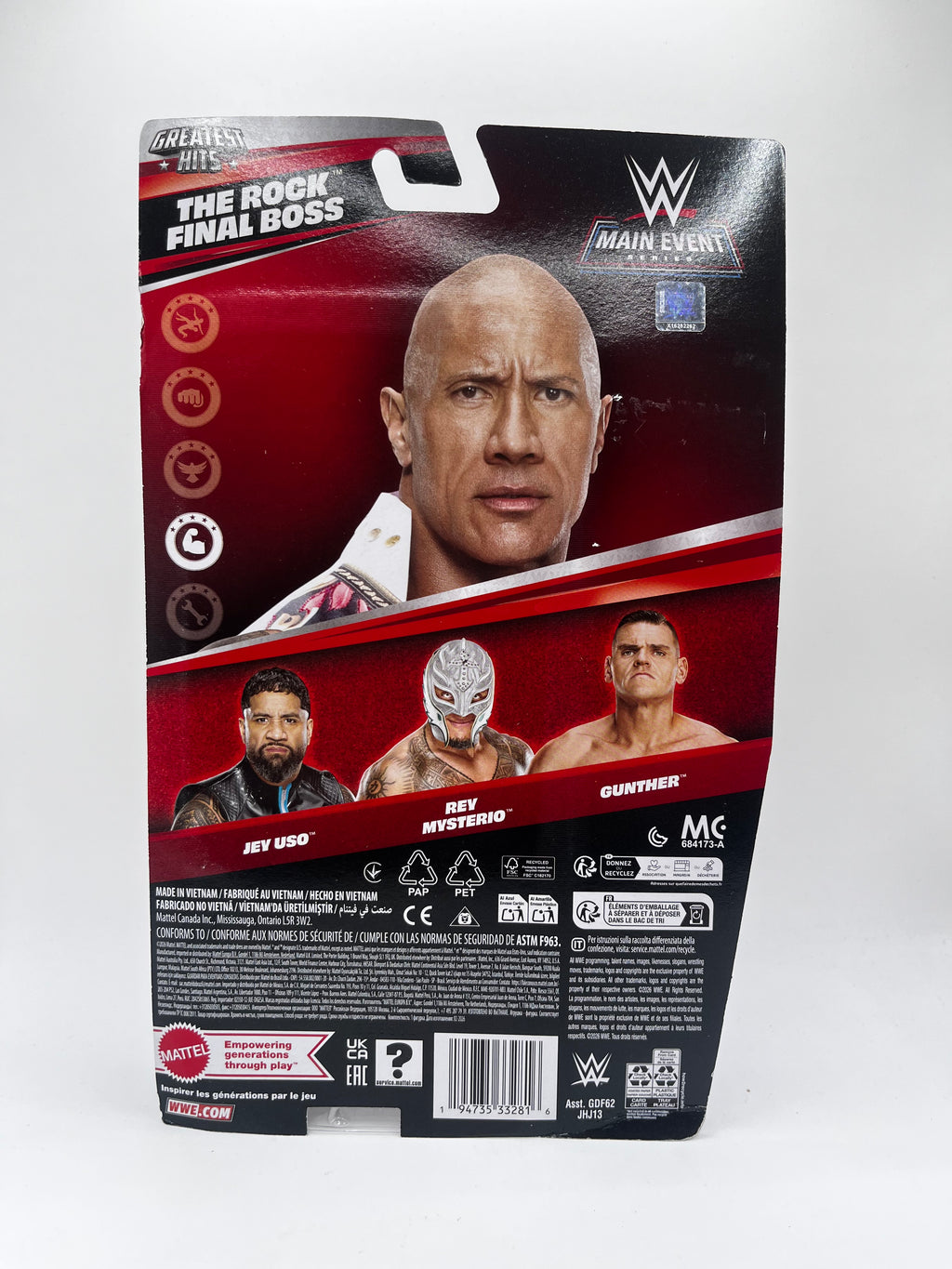 Figurka The Rock Final Boss WWE Main Event Greatest Hits 2026 (Wave 2)