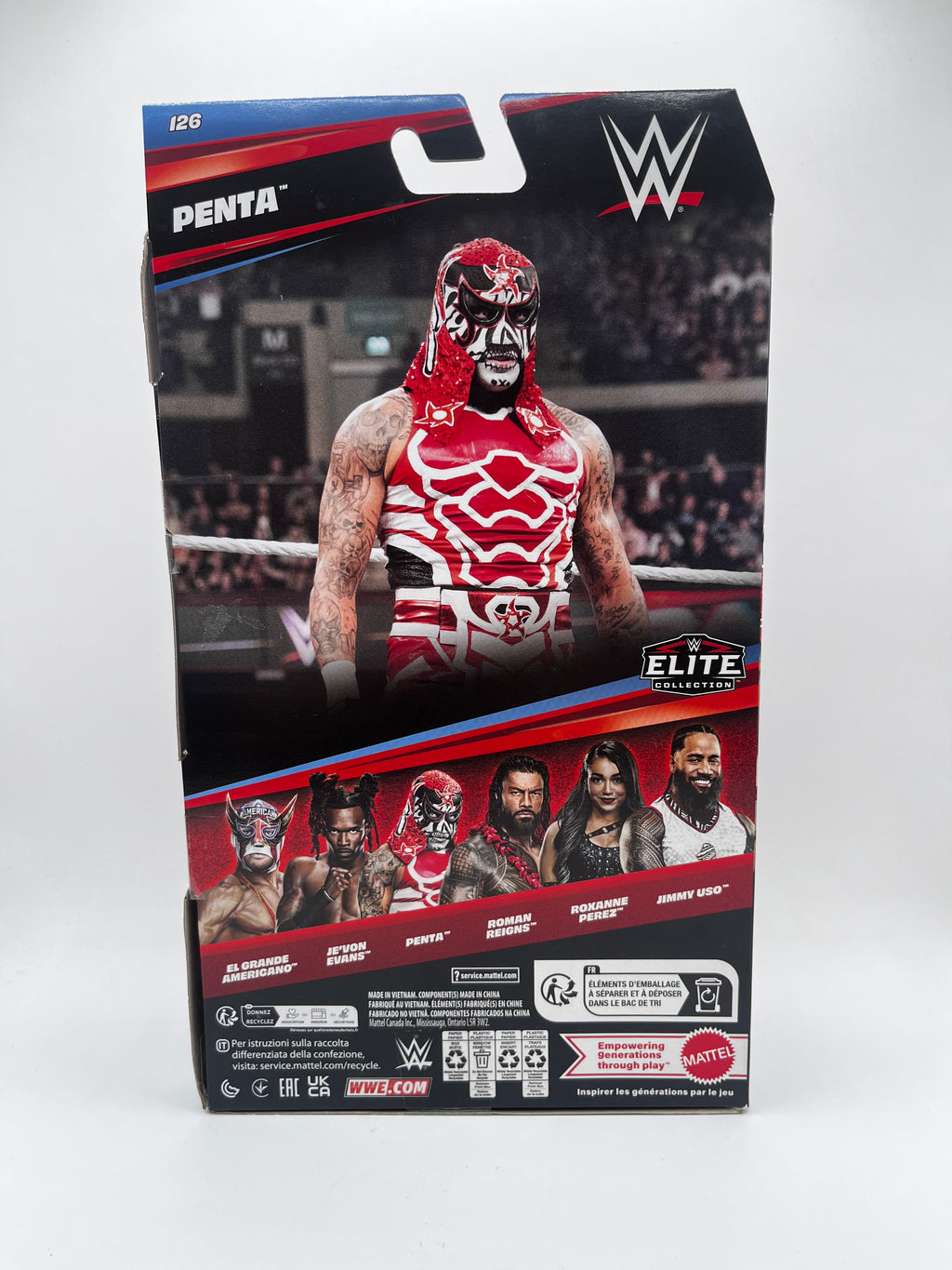Figurka Penta WWE Elite Collection Series #126 *lekka wada fabryczna*