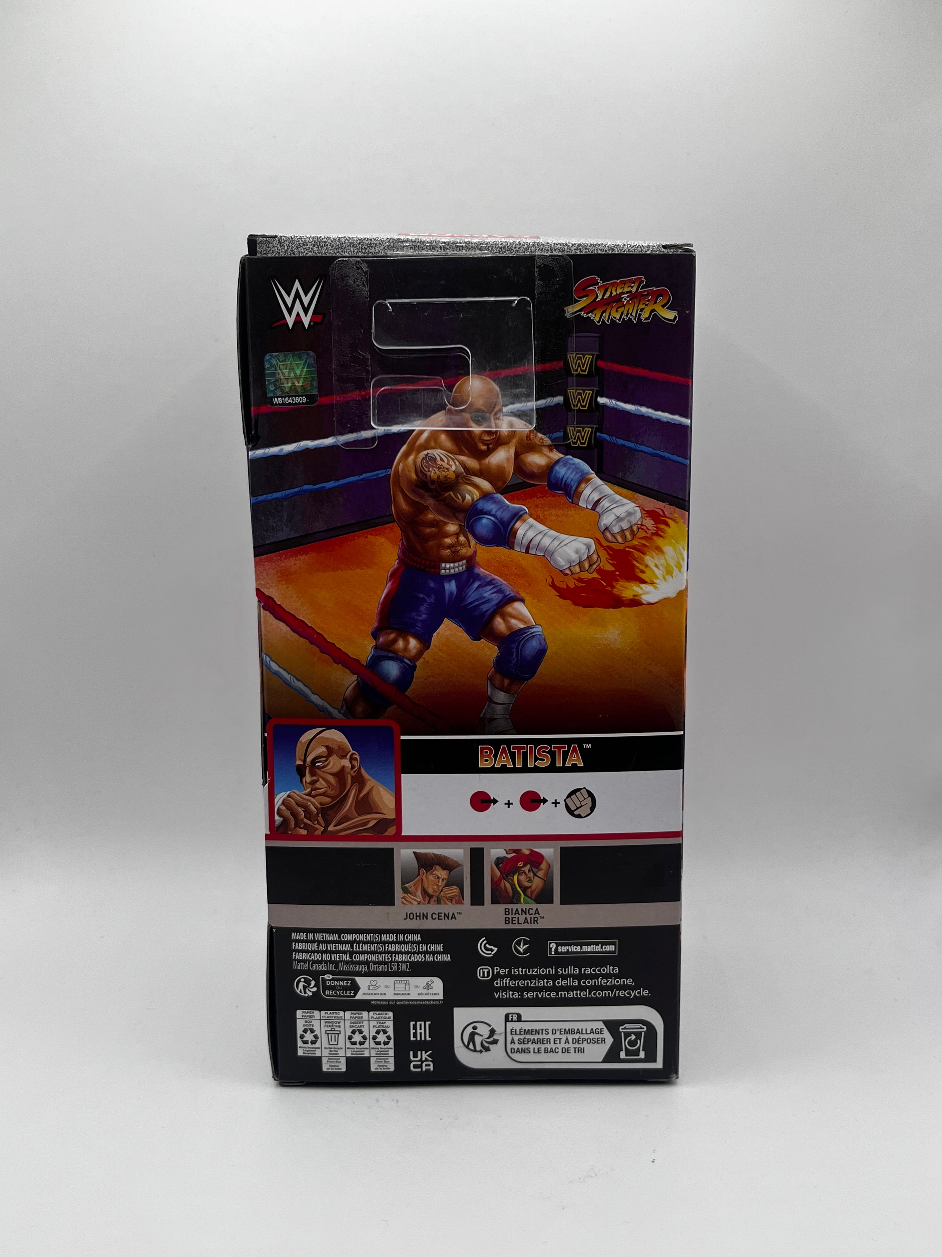 Figurka Batista as Sagat WWE Elite Collection x Street Fighter Series #2