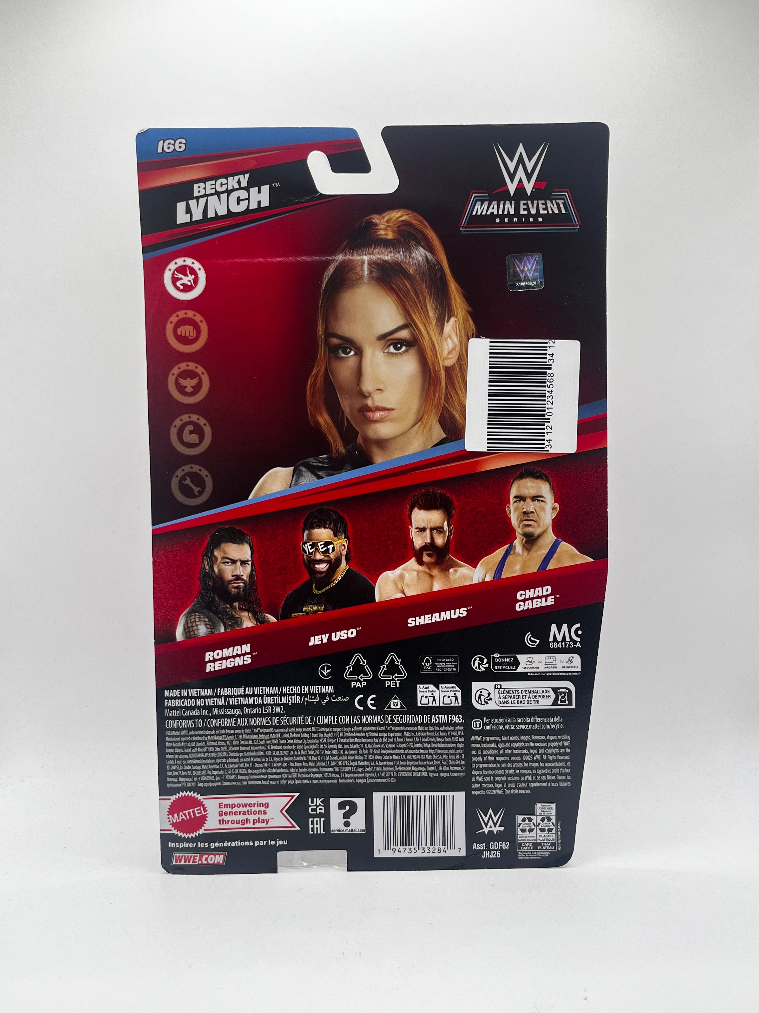 Figurka Becky Lynch WWE Main Event Series #166