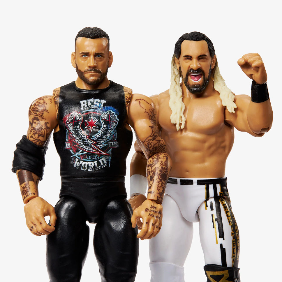Figurka CM Punk vs Seth "Freakin" Rollins WWE Main Event Showdown Series #23 (2-Pack)