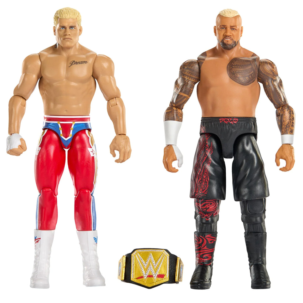 Zestaw "The American Nightmare" Cody Rhodes vs Solo Sikoa WWE Main Event Showdown Series #24 (2-Pack)